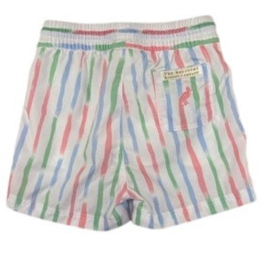 TBBC The Beaufort Bonnet Company Tortola Trunks in White Sand Watercolor 18-24m - Picture 2 of 3